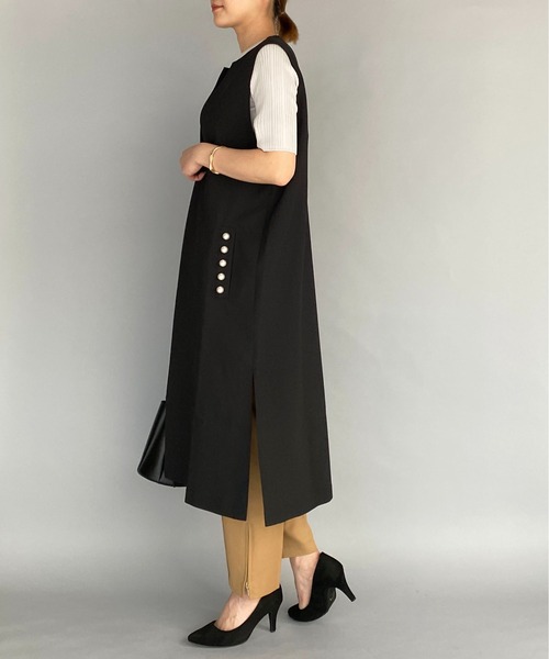 「PICCIN」 ベスト M ベージュ レディース_画像2