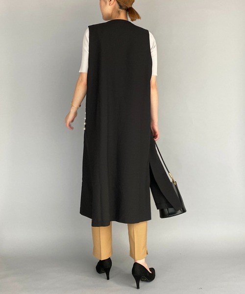 「PICCIN」 ベスト M ベージュ レディース_画像3