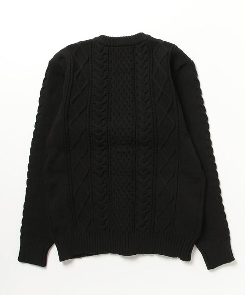 「Blue Standard 」 ニットカーディガン X-LARGE ブラック メンズ_画像2