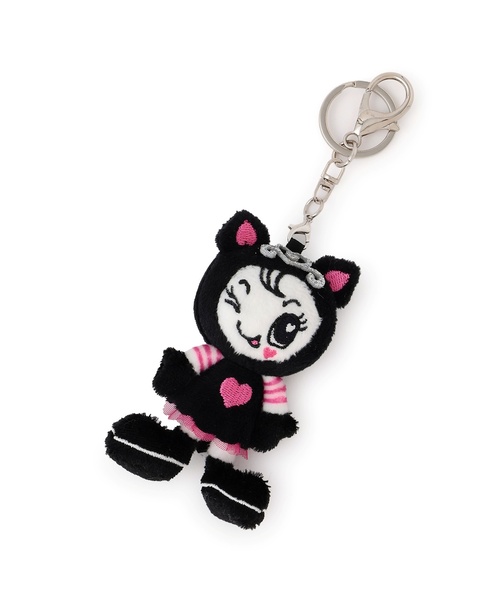 【完売品】2点 ベリエちゃん　デビリーちゃん　ぬいぐるみチャーム　キーホルダー 新品】メゾピアノ/ブルーベリエちゃん/デビリーちゃん/ぬいぐるみ