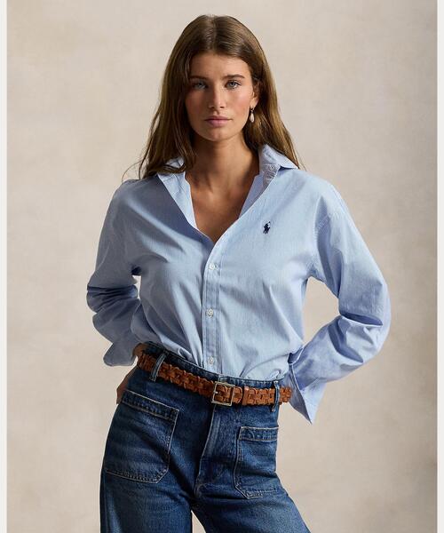 超美品 ポロ ラルフローレン シャツ ブラウス XS 28600円 現行品 POLO RALPH LAUREN（ポロ・ラルフローレン） ラルフローレン ブラウス