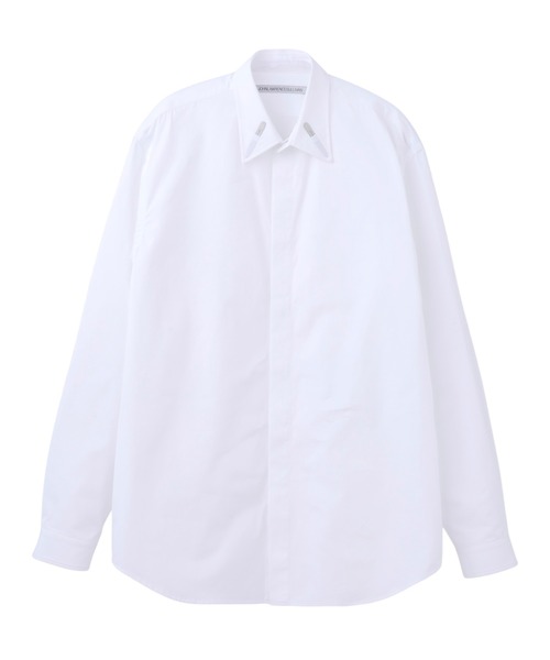 シャツ BROADCLOTH REGULAR COLLAR SHIRT WITH COLLAR STIFFENERS メンズの画像
