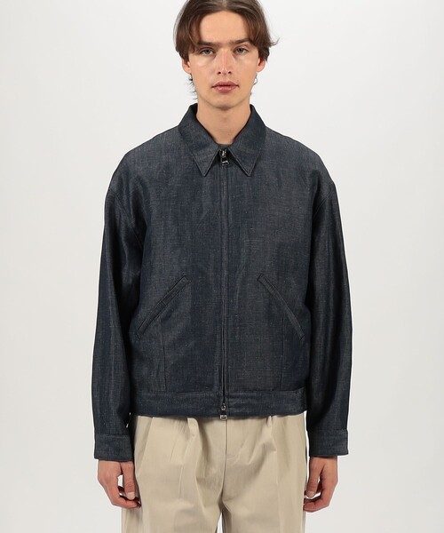 ブルゾン アウター 「別注」VALSTAR リネンウール ブルゾン DORMEUIL メンズの画像