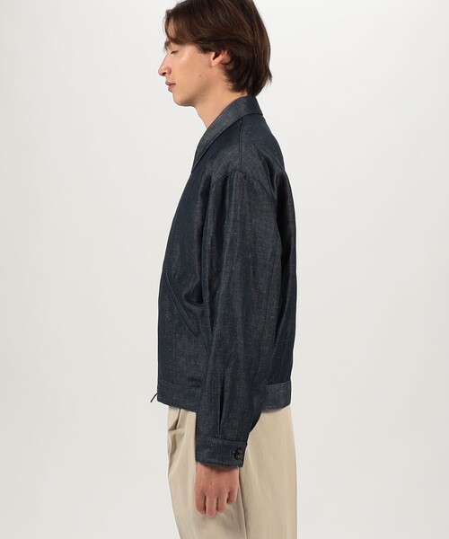 ブルゾン アウター 「別注」VALSTAR リネンウール ブルゾン DORMEUIL メンズの画像
