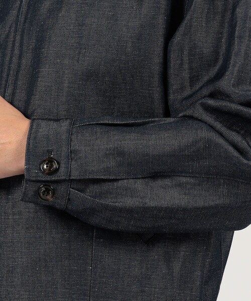 ブルゾン アウター 「別注」VALSTAR リネンウール ブルゾン DORMEUIL メンズの画像