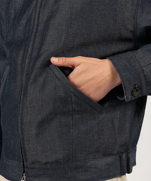 ブルゾン アウター 「別注」VALSTAR リネンウール ブルゾン DORMEUIL メンズの画像