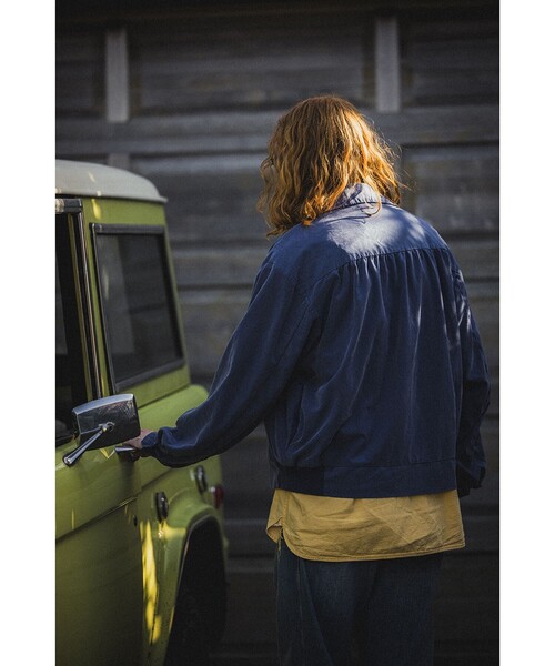 ブルゾン アウター 「別注」REMI RELIEF / Rayon Blouson Jacket メンズの画像
