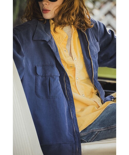 ブルゾン アウター 「別注」REMI RELIEF / Rayon Blouson Jacket メンズの画像