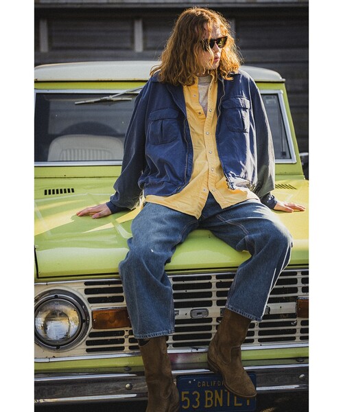 ブルゾン アウター 「別注」REMI RELIEF / Rayon Blouson Jacket メンズの画像