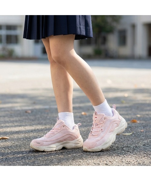 FILA （本物）くすみピンク　シューズ　 FILA（フィラ） スニーカー SUPERBUBBLE レディース メンズ : ZOZOTOWN