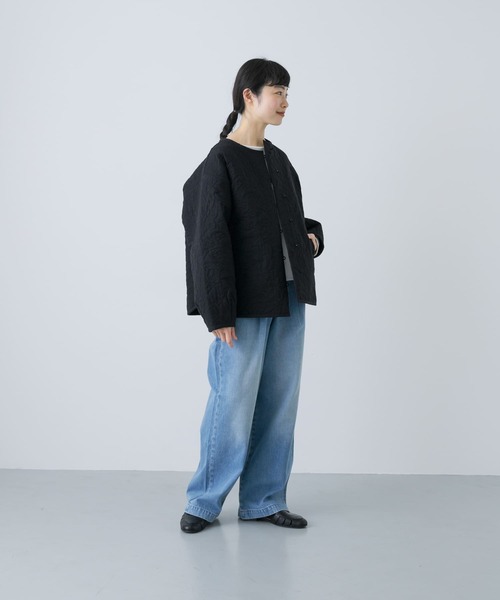 「かぐれ」 ノーカラージャケット FREE アイボリー レディース_6