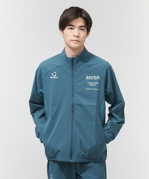 ナイロンジャケット ムーブスポーツ クロススタンドジャケット メンズ