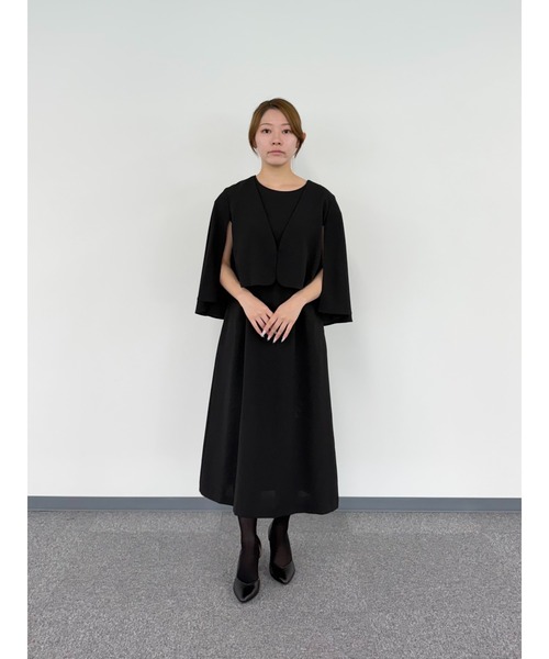 喪服 ワンピース 夏 半袖 卒業式 喪服・礼服「洗えるフォーマル