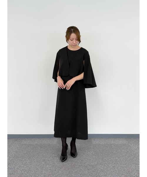 喪服 ワンピース 夏 半袖 卒業式 喪服・礼服「洗えるフォーマル