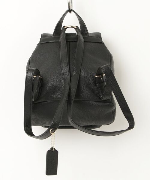 COACH（コーチ） ワンポイントリュック - ブラック レディース