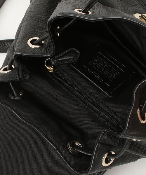COACH（コーチ） ワンポイントリュック - ブラック レディース
