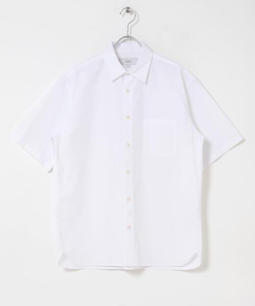 シャツ 「XLサイズあり」「防シワ/防臭」アーバンリラックスブロード半袖シャツ メンズの画像