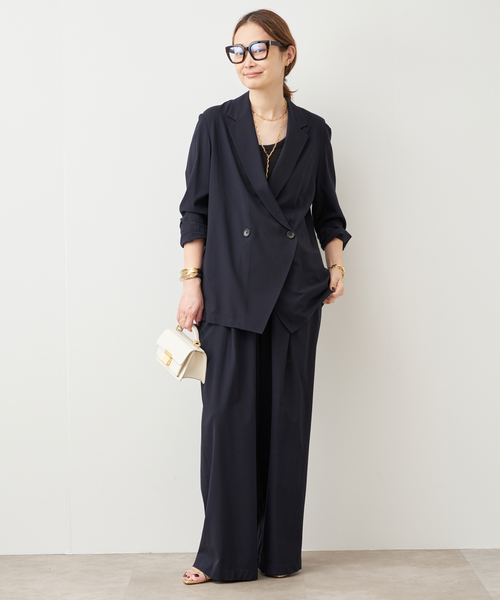 Deuxieme Classe　SPWOOL シャツジャケット＆パンツ Deuxieme Classe（ドゥーズィエムクラス） ジャケット テーラード