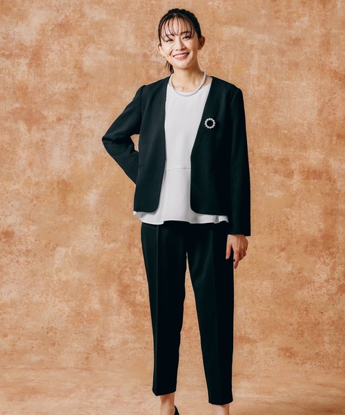 「GLOBAL WORK」 パンツスーツ MEDIUM ネイビー レディース_画像7