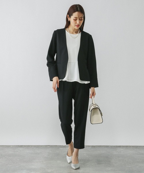 「GLOBAL WORK」 パンツスーツ MEDIUM ネイビー レディース_画像8