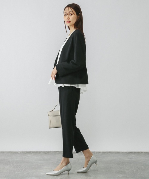 「GLOBAL WORK」 パンツスーツ MEDIUM ネイビー レディース_画像9