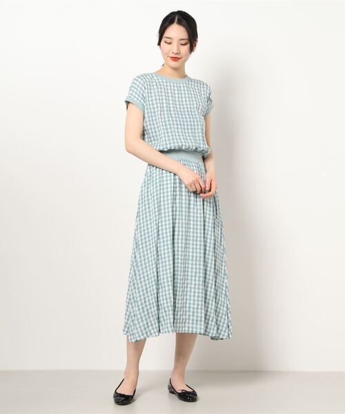 「PREFERIR」 半袖ワンピース MEDIUM ブラック レディース_画像2