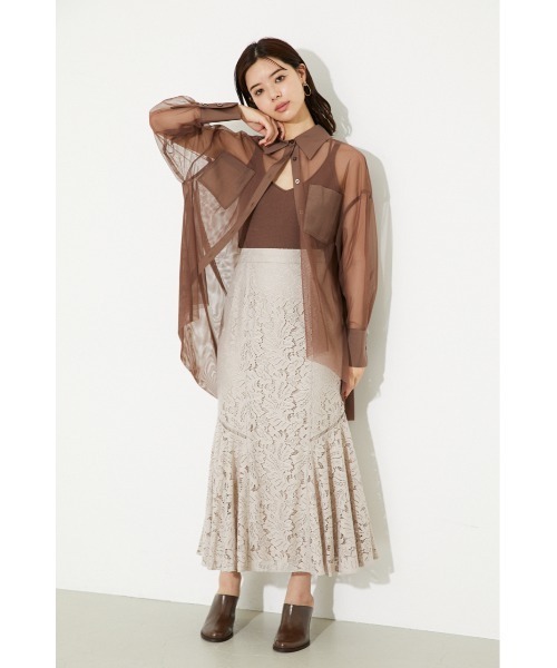 「rienda」 ロングスカート SMALL ブラック レディース_画像5