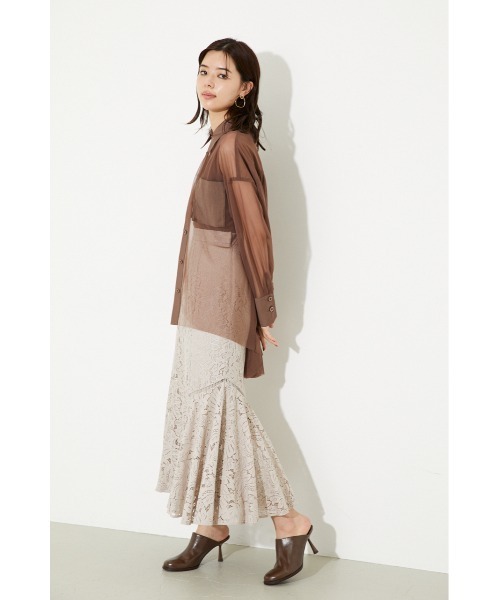 「rienda」 ロングスカート SMALL ブラック レディース_画像6