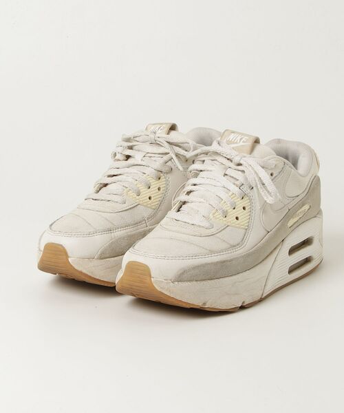 「NIKE」 ローカットスニーカー 23.5cm アイボリー レディース