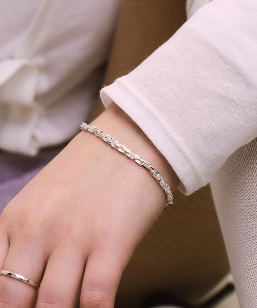 whoseA（フーシー） ブレスレット 「silver925」 Prism Chain Bracelet 