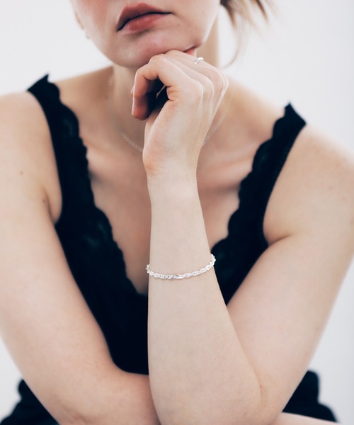 whoseA（フーシー） ブレスレット 「silver925」 Prism Chain Bracelet