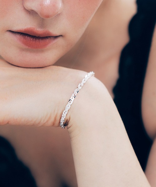 whoseA（フーシー） ブレスレット 「silver925」 Prism Chain Bracelet