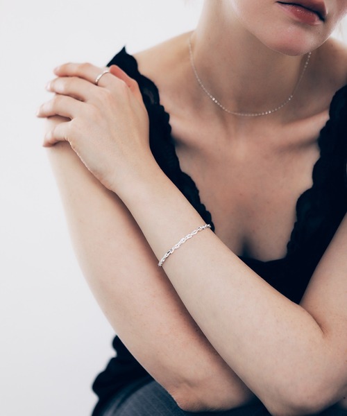 whoseA（フーシー） ブレスレット 「silver925」 Prism Chain Bracelet