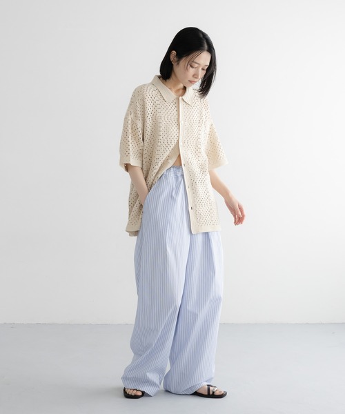 LOWRYS FARM（ローリーズファーム） シャツ 「LFM(U)」クロシェア