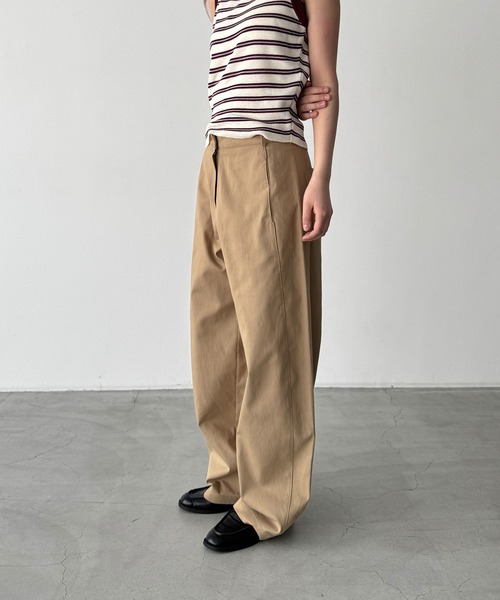 「CANAL JEAN」 「el mar」パンツ SMALL ベージュ レディース_画像9