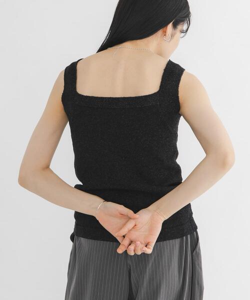 KBF（ケービーエフ） タンクトップ ノースリーブ 2WAYニットタンク