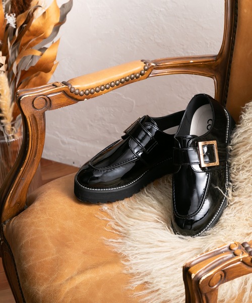 「coca(ANDEX shoes product)」 シューズ LARGE ブラック レディース_画像6