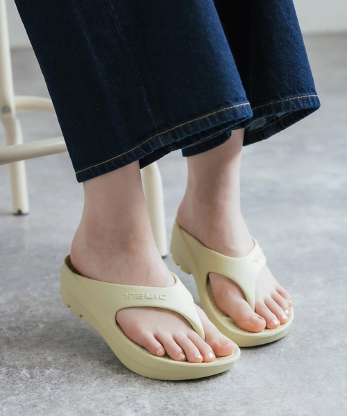 TELIC（テリック） 厚底 リカバリーサンダル サンダル 夏 W-FLIPFLOP