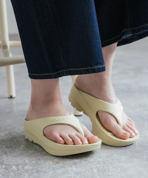TELIC（テリック） 厚底 リカバリーサンダル サンダル 夏 W-FLIPFLOP