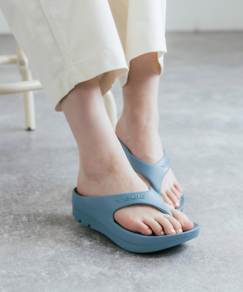 TELIC（テリック） 厚底 リカバリーサンダル サンダル 夏 W-FLIPFLOP