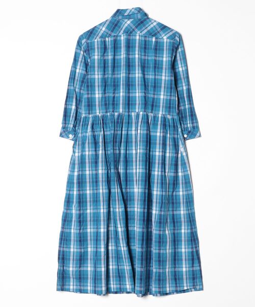 MORIKAGE SHIRT（モリカゲシャツ） チェック柄シャツワンピース S