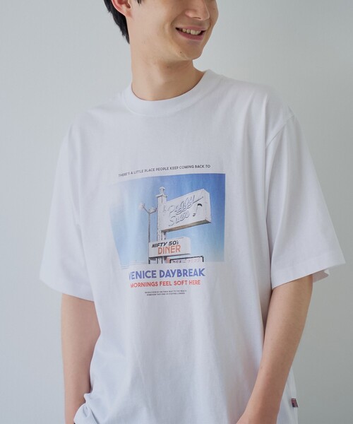 coen（コーエン） tシャツ 西海岸フォトプリントTシャツ メンズ