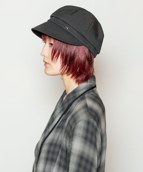 CA4LA カシラ キャスケット　ベレー帽 レディース　ワンサイズ CA4LA（カシラ） キャスケット ONESIZE グレー レディース : ZOZOTOWN