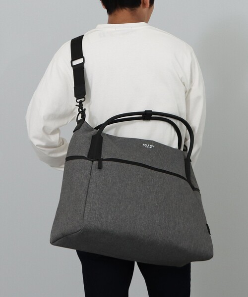 「BEAMS HEART」 2WAYバッグ FREE グレー メンズ_画像7