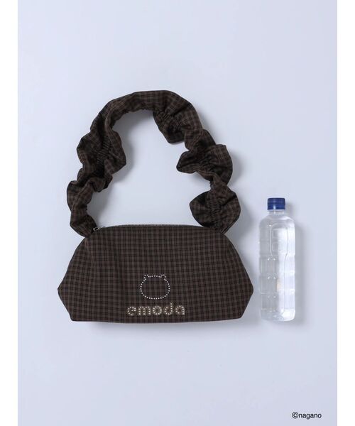 EMODA（エモダ） ハンドバッグ 「ちいかわ」フリルラインストーン 