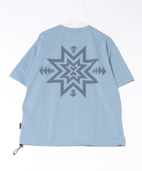 「PENDLETON」 半袖Tシャツ L ブルー メンズ_画像4