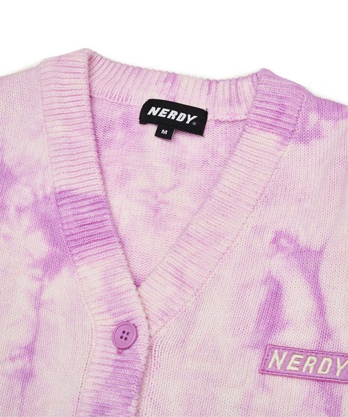 「NERDY」 ニットカーディガン S ライトパープル レディース_画像8