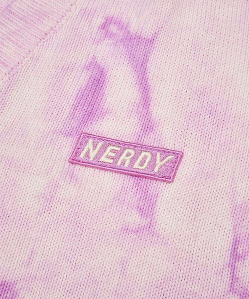 「NERDY」 ニットカーディガン S ライトパープル レディース_画像9