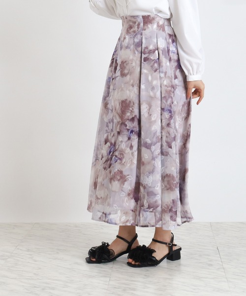 「ASTORIA ODIER」 フレアスカート MEDIUM ラベンダー レディース_画像6