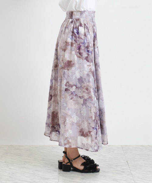 「ASTORIA ODIER」 フレアスカート MEDIUM ラベンダー レディース_画像9